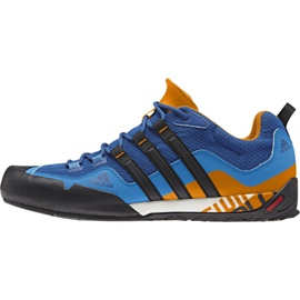 Scarpe Adidas Terrex Swift Solo M AQ5296 nero blu arancia