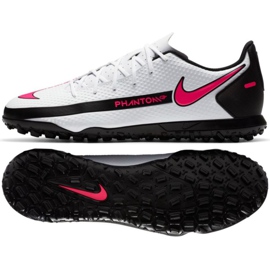 Scarpa da calcio Nike Phantom Gt Club Tf M CK8469 160 bianco multicolore