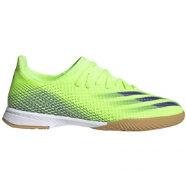 Scarpe da calcio Adidas X Ghosted.3 In Jr EG8223 verde verde
