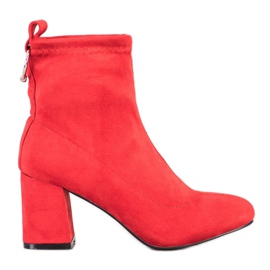 Fashion Stivali slip-on rosso
