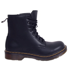 Stivaletti stringati nero martensiaki NC1019 Nero