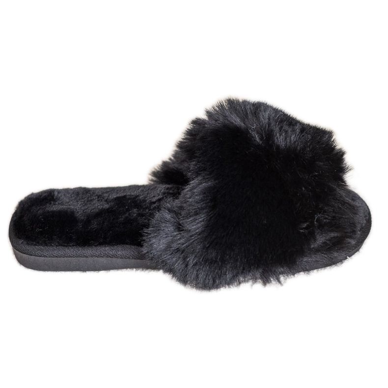 Bona Pantofole nere alla moda nero