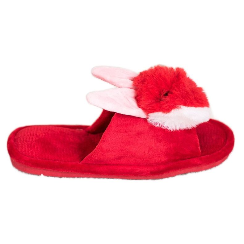 Bona Ciabatte da coniglio rosso