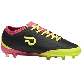 Scarpe calcio Gedo Calzsol Fg Junior nero-giallo-rosa 1601