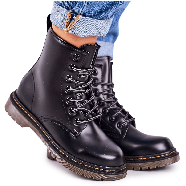 Stivali caldi da donna Matt Black Thunder nero