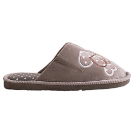 Bona Calde pantofole Happy Comfort beige marrone