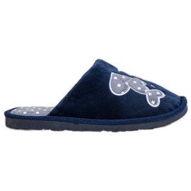 Bona Calde pantofole Happy Comfort blu navy