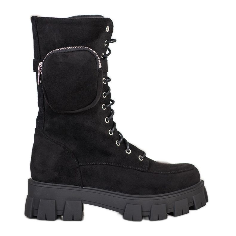 Seastar Stivali Scamosciati Con Tasca nero