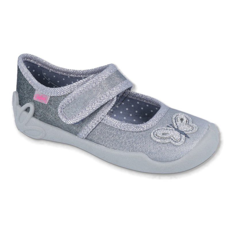 Scarpe per bambini Befado 123X034 d'argento grigio