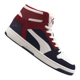 Puma Rebound LayUp Sd M 370219-04 bianco nero rosso multicolore