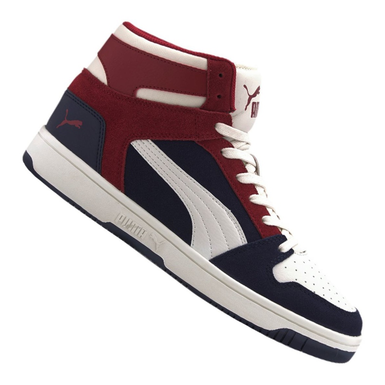 Puma Rebound LayUp Sd M 370219-04 bianca nero rosso multicolore
