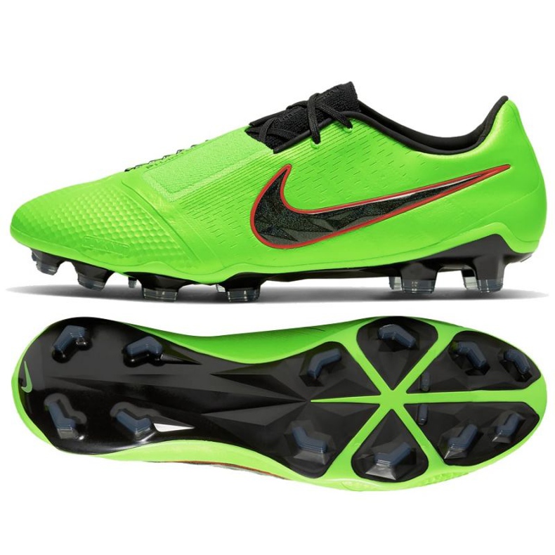 Nike Phantom Venom Elite Fg M AO7540 306 scarpe da calcio multicolore verde