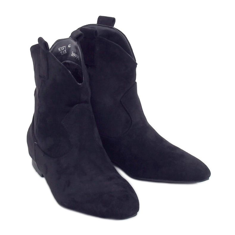 Fusciacche da donna in camoscio nero NC1071 Black