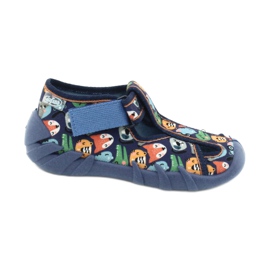 Scarpe per bambini Befado 190P101 marina blu multicolore verde