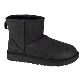 Stivali Ugg W Classic Mini Pelle W 1016558-BLK nero