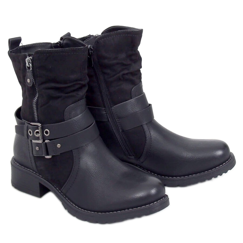 Stivali neri da donna neri 8056 Black nero
