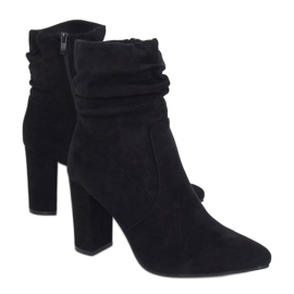 Stivali neri con tacco alto WS005 Black Ii Genre nero