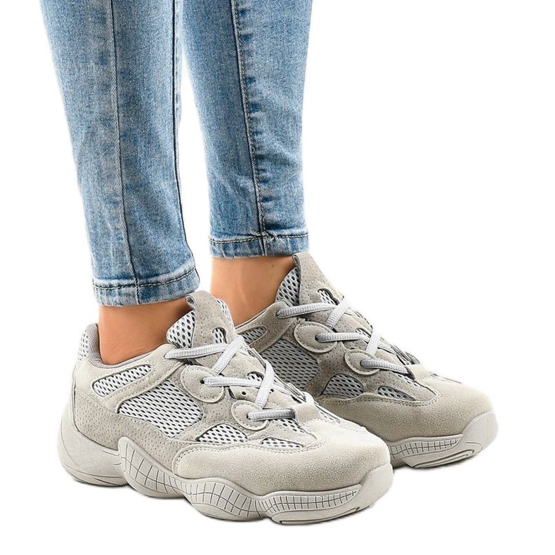 Scarpe sportive grigie MS521-26 grigio
