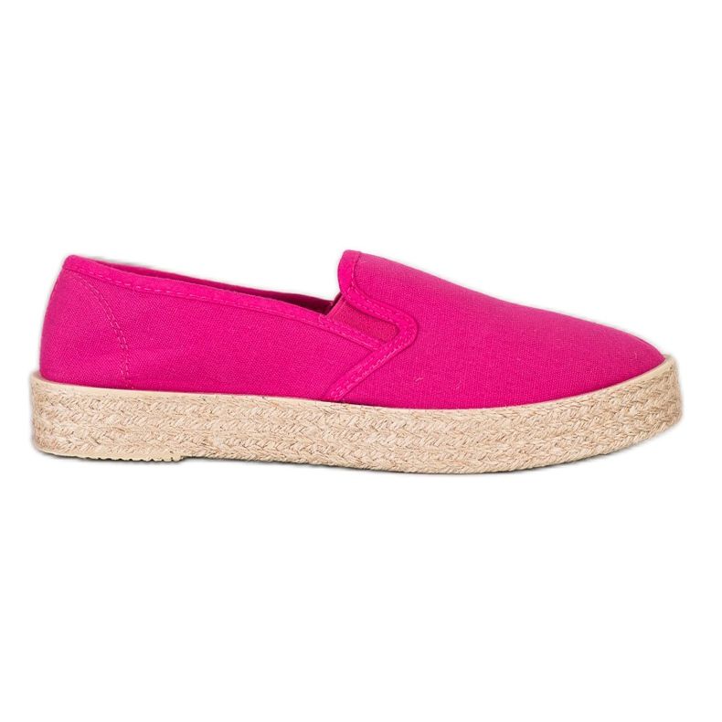 SHELOVET Espadrillas Fucsia rosa