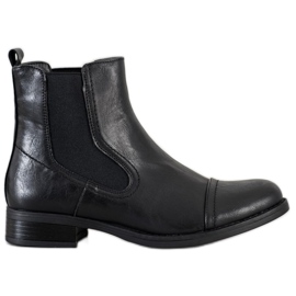 Super Mode Stivaletti Chelsea classici nero