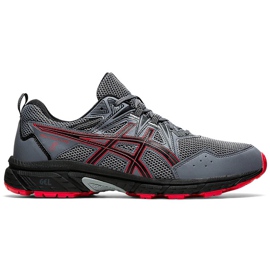 Scarpe da corsa Asics Gel Venture 8 da uomo grigio-rosse 1011A824 020 rosso