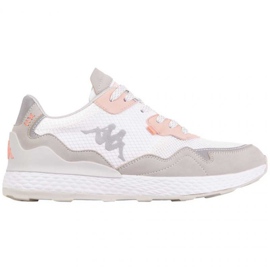 Kappa Laverton Scarpe W 242930 1021 bianca rosa grigio