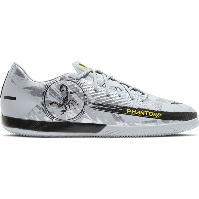 Scarpe da calcio Nike Phantom Gt Scorpion Academy Ic M DA2265 001 grigio multicolore