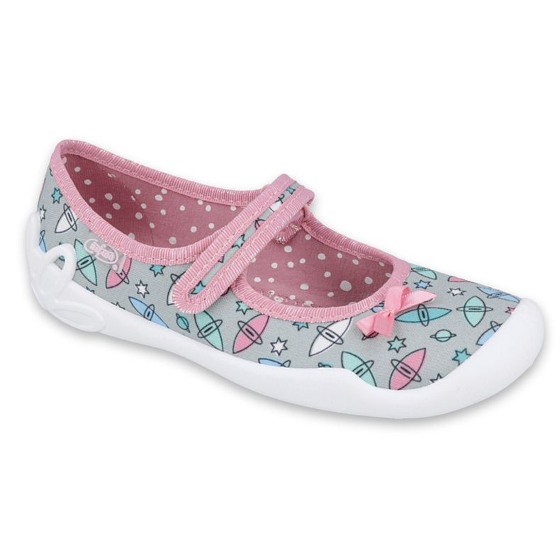 Scarpe per bambini Befado 114Y409 blu rosa grigio
