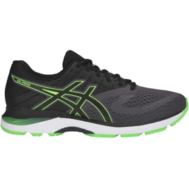Asics Gel Pulse 10 1011A007-021 scarpe da running da uomo nero verde