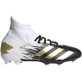 Scarpe da calcio Adidas Predator 20.3 Fg Junior FW9215 bianco bianco