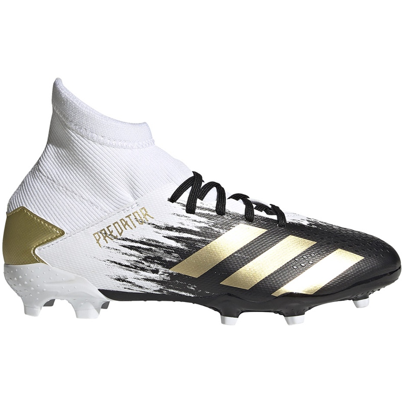 Scarpe da calcio Adidas Predator 20.3 Fg Junior FW9215 bianca bianca