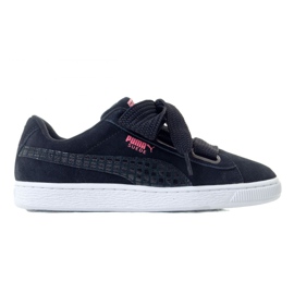 Puma Suede Heart Street 2 W 366780 01 nero rosa
