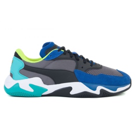 Puma Storm Origin M 369770 01 scarpe blu grigio multicolore