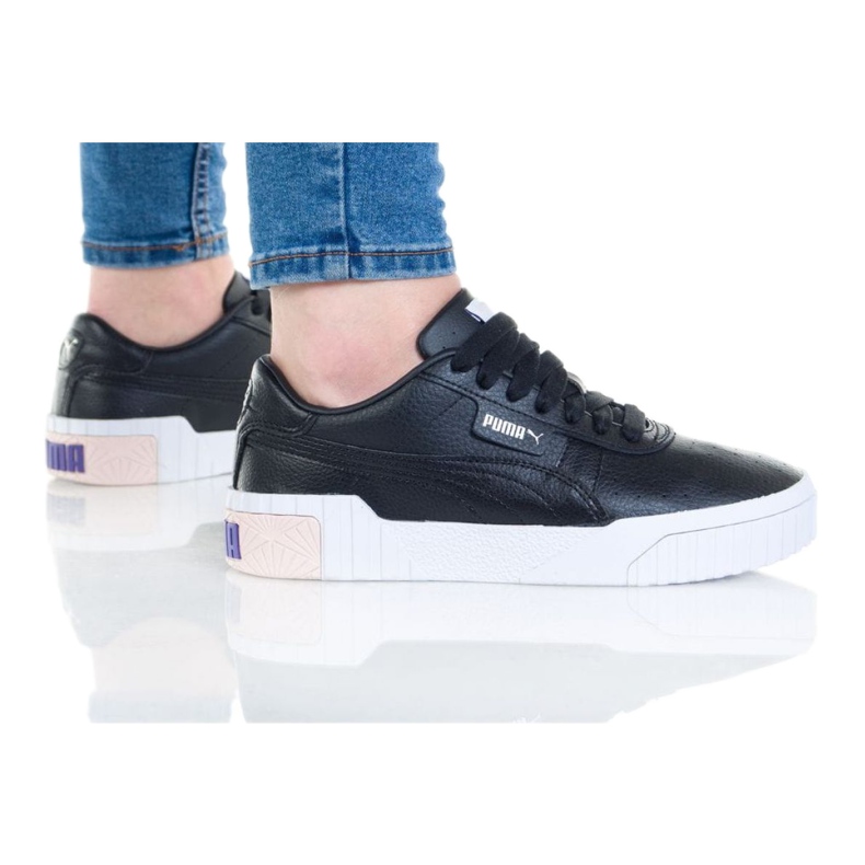 Puma Cali Jr 372843 10 nero rosso