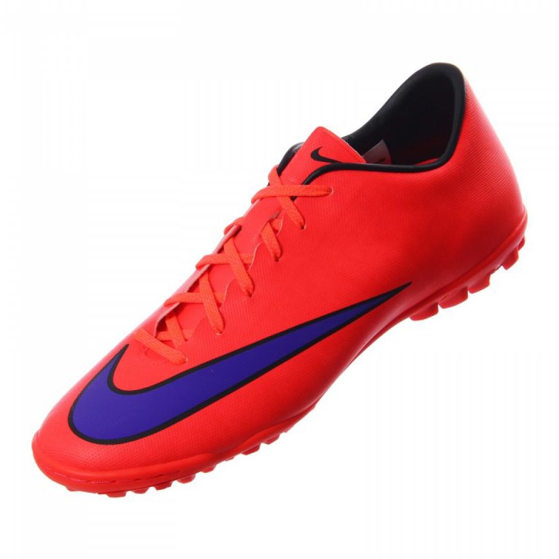 Nike Mercurial Victory V Tf M 651646-650 scarpe da calcio rosso arance e rosse