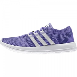 Scarpe da corsa adidas element refine tricot W B40629 viola blu