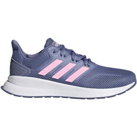 Adidas Falcon K viola F36541 scarpe da corsa per bambini