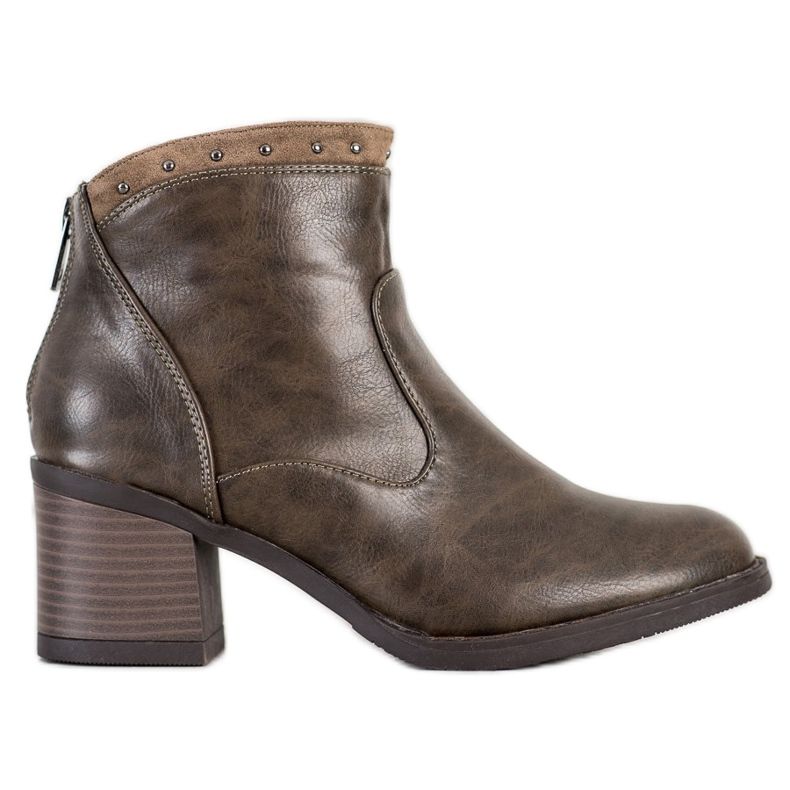Kylie Stivali casual in ecopelle marrone