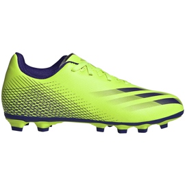 Scarpe da calcio Adidas X Ghosted.4 FxG Junior verde EG8220