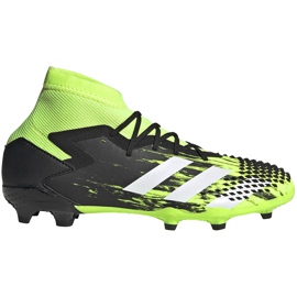 Scarpe da calcio Adidas Predator Mutator 20.1 Fg Junior verde-nero EH3017