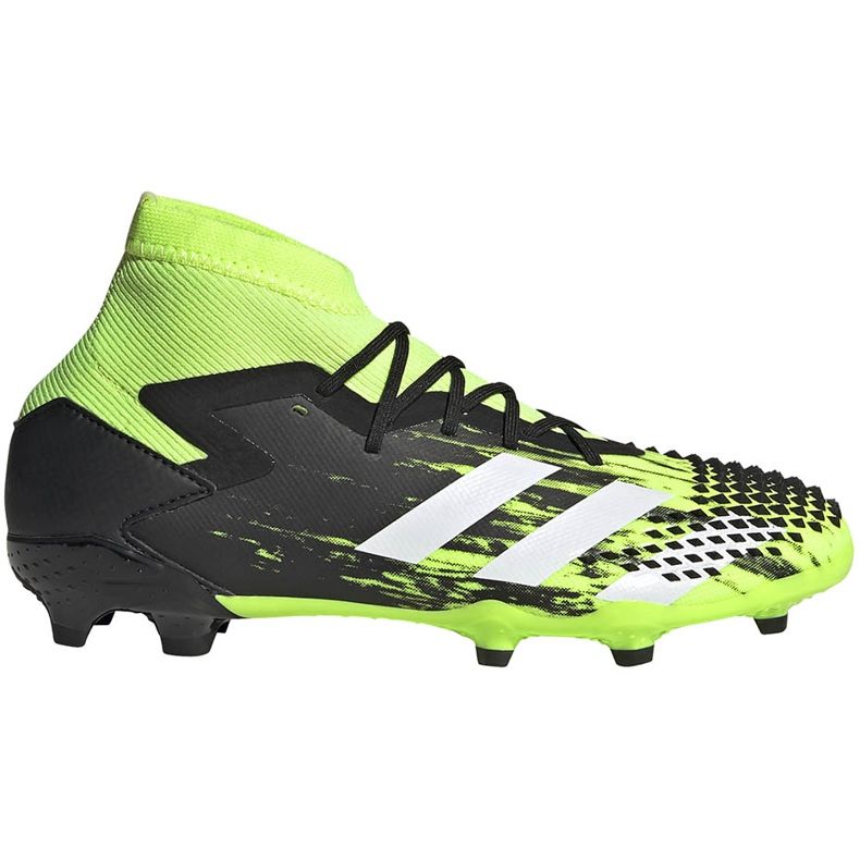 Scarpe da calcio Adidas Predator Mutator 20.1 Fg Junior verde-nero EH3017