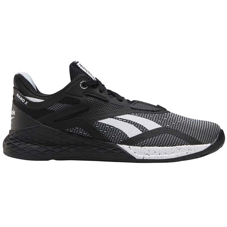 Scarpe da donna Reebok Nano X nere EF7488 bianca nero
