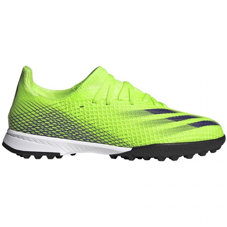Scarpe da calcio Adidas X Ghosted.3 Tf Jr EG8216 multicolore verde