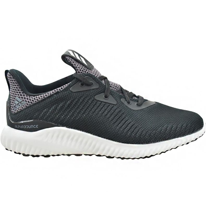 Adidas Alphabounce J scarpe da corsa nere BB7095 nero