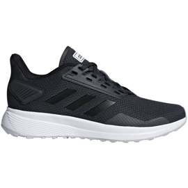 Scarpe running da donna adidas Duramo 9 grigio scuro B75990 nero multicolore