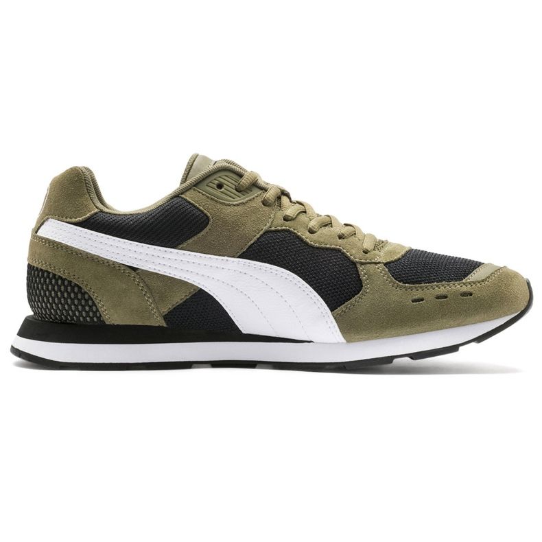 Scarpe da uomo Puma Vista kaki nero 369365 08 cachi