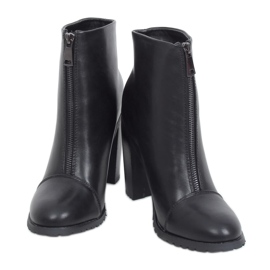 Stivali neri sul palo 801 Black nero