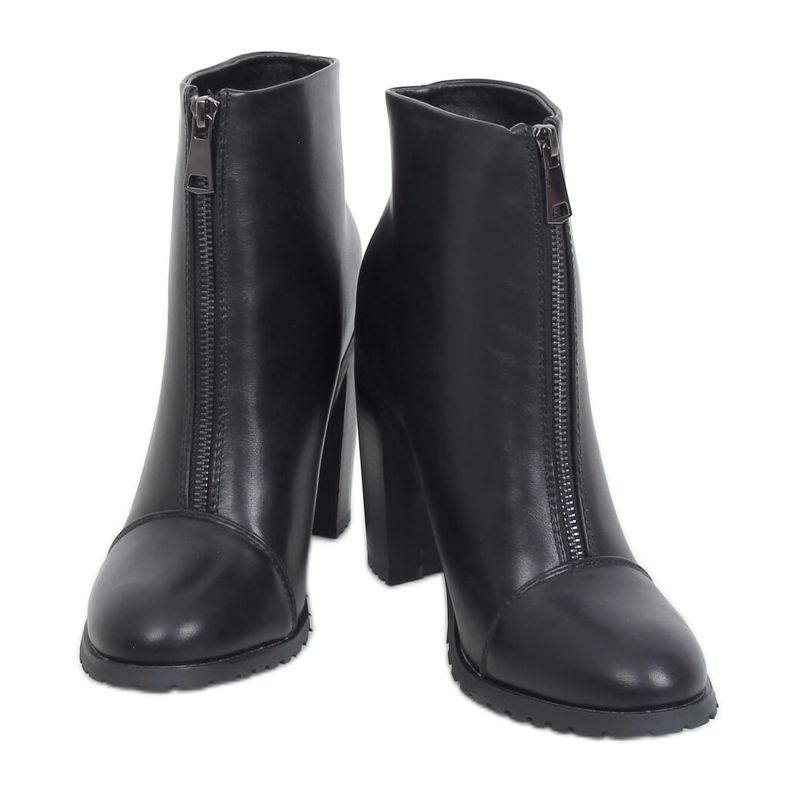 Stivali neri sul palo 801 Black nero