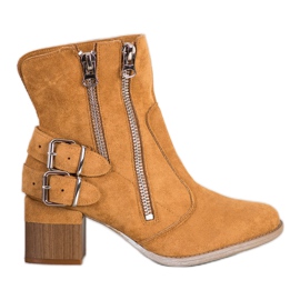 Bella Paris Stivali moda cammello marrone multicolore