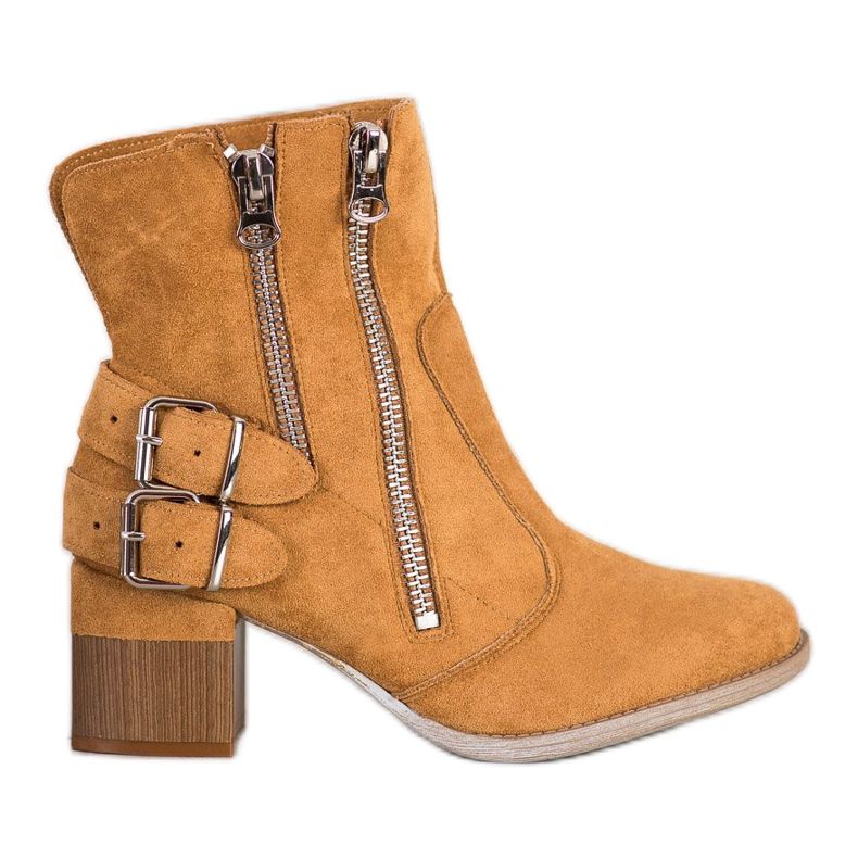 Bella Paris Stivali moda cammello marrone multicolore